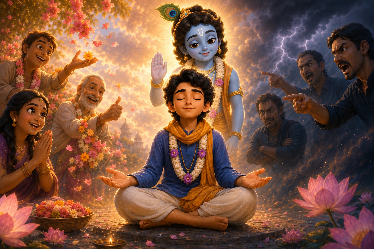 Gita Qualities of a Peaceful Devotee
