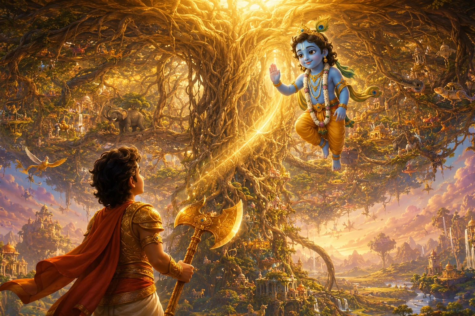Gita on Detachment, Saṃsāra, and the World Tree