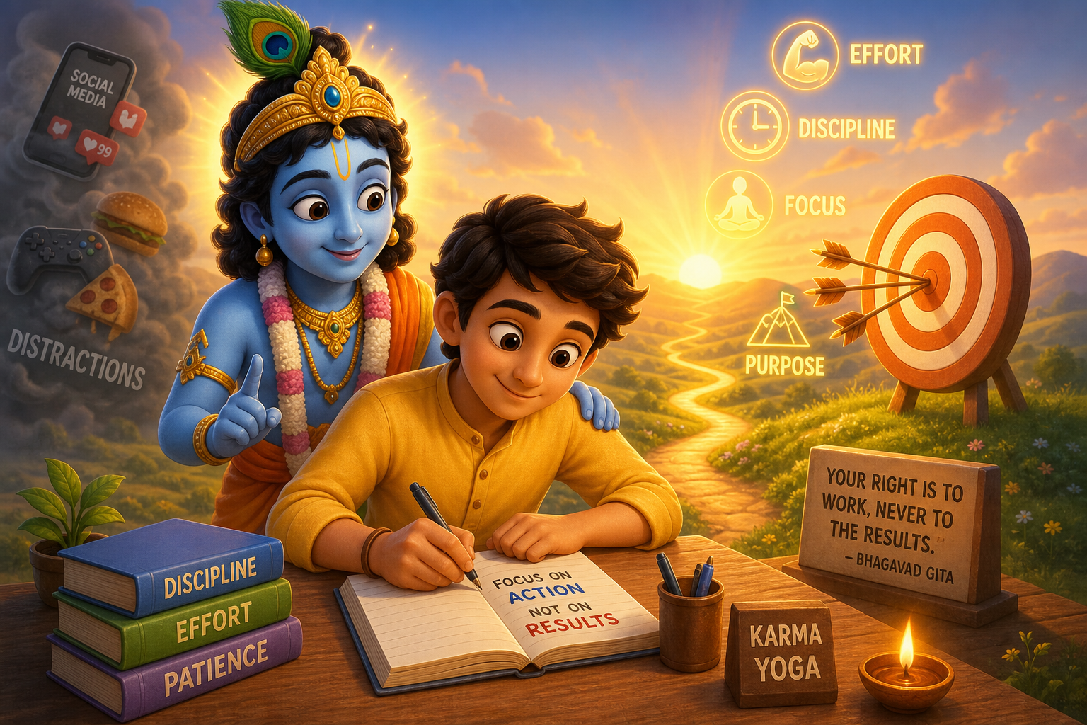 Gita for Focus, Productivity, and Karma Yoga icon
